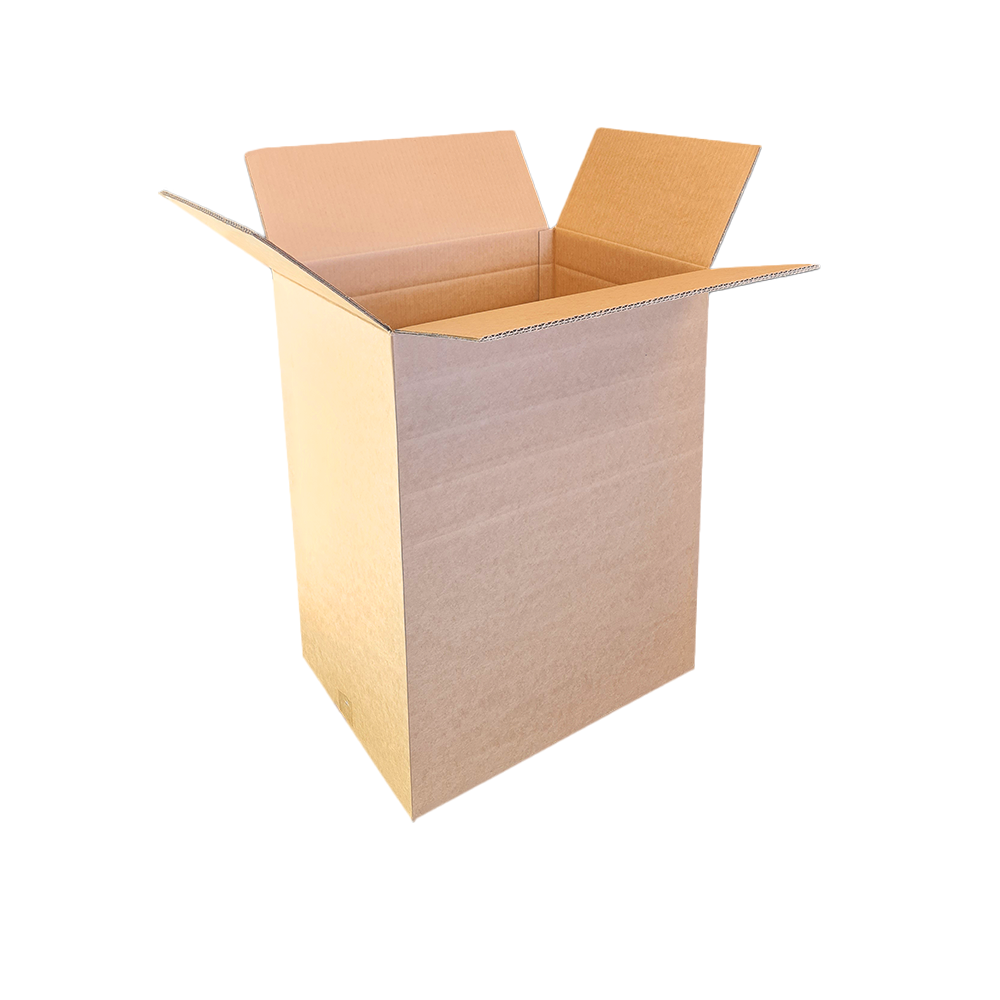 Large Double Wall Tea Chest Moving Box 465x360x600mm 100.4L (15 Boxes) 25B-S100