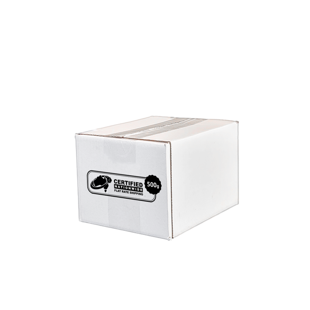 White Rectangular Packing Box 165x135x110mm 2.45L (25 Boxes) 500B-245W